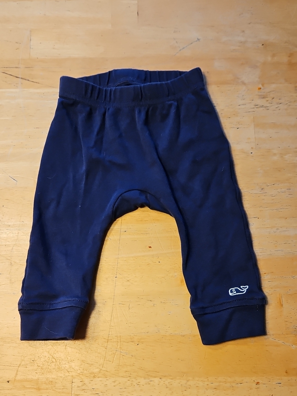 Vineyard Vines Navy Baby Pants with Whale Logo